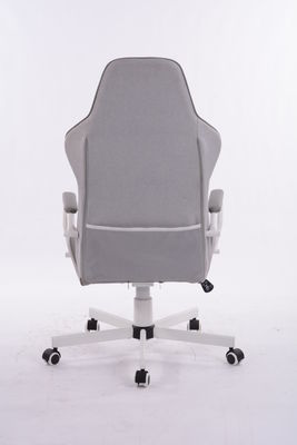 320 Weiß Kd Metall-Stern-Basis Drehbare Ergonomische Luxus-Büro-Boss-Sessel mit Gaslift