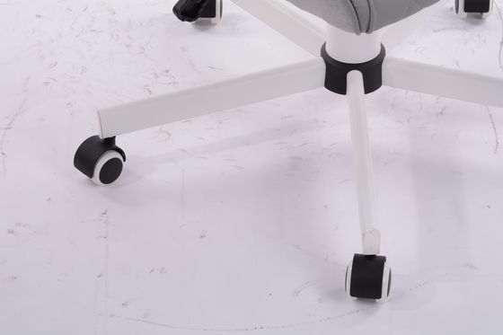 320 Weiß Kd Metall-Stern-Basis Drehbare Ergonomische Luxus-Büro-Boss-Sessel mit Gaslift