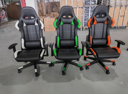 ALINUNU Rennspielstuhl Höhenverstellbarer Schwenk-Büro-PC-Computer-Spielstuhl