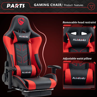 Bringen Sie Ihr Glücksspiel auf die nächste Stufe mit ALINUNU High Back Gaming Chair und Fußstütze
