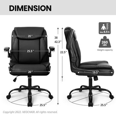 Ergonomischer Spielstuhl mit höhenverstellbarer Rückenstütze