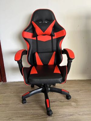 Modern Design Racing PC Computerspielstuhl mit Fußstütze und Kopfstütze