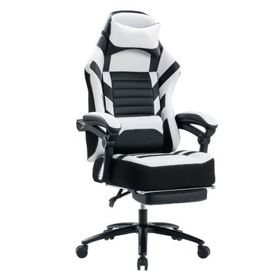 Höhenverstellbarer Spielstuhl mit Fußstütze 400 lb Memory Foam Verstellbarer Rückenwinkel