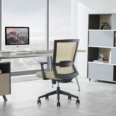 Ergonomische Mesh Executive Schwenk-Schreibtisch-Stuhl mit Lendenstütze
