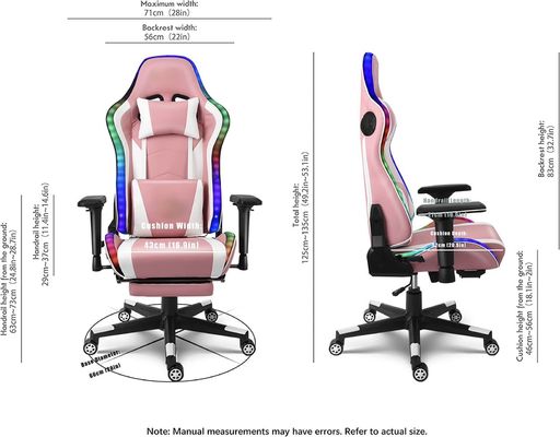 Verbessern Sie Ihr Spielerlebnis mit bequemer Computerlehne und Fußstütze