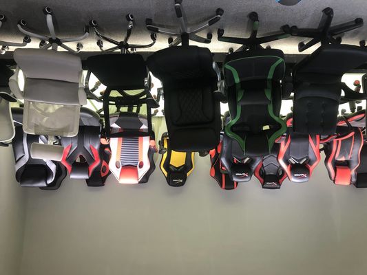 Mute PU Wheel Racing Gaming Chair mit ergonomischer Lendenunterstützung und Postverpackung