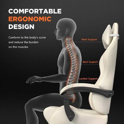 Modern Design Gaming Chair mit Vintage PU Leder und Massage 19&quot;D x 27&quot;W x 50&quot;H