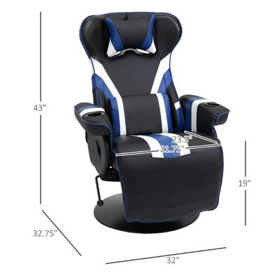 Customized Logo Availabled Gaming Chair Drehstuhl mit Lendenunterstützung und Fußstütze
