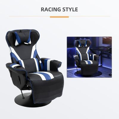 Customized Logo Availabled Gaming Chair Drehstuhl mit Lendenunterstützung und Fußstütze