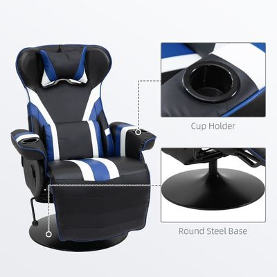 Customized Logo Availabled Gaming Chair Drehstuhl mit Lendenunterstützung und Fußstütze