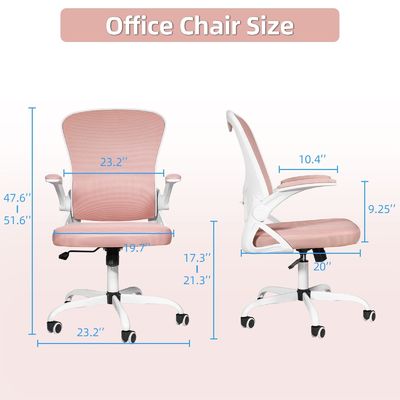 Bürostuhl Mesh Ergonomische Gestaltung Einstellbarer Höhe für Zuhause und Büro