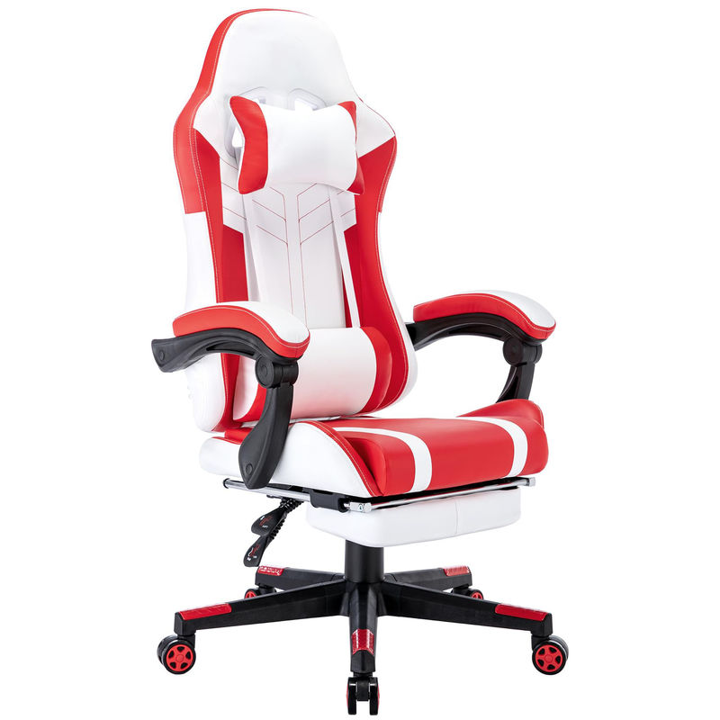 ALINUNU High Back Video Ergonomischer Renncomputer Gaming-Stuhl mit Fußstütze
