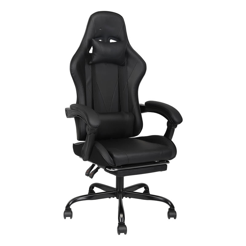 Höchstgewicht von 300 Pfund High Back Gaming Chair mit Fußstütze und Liegestelle Funktion