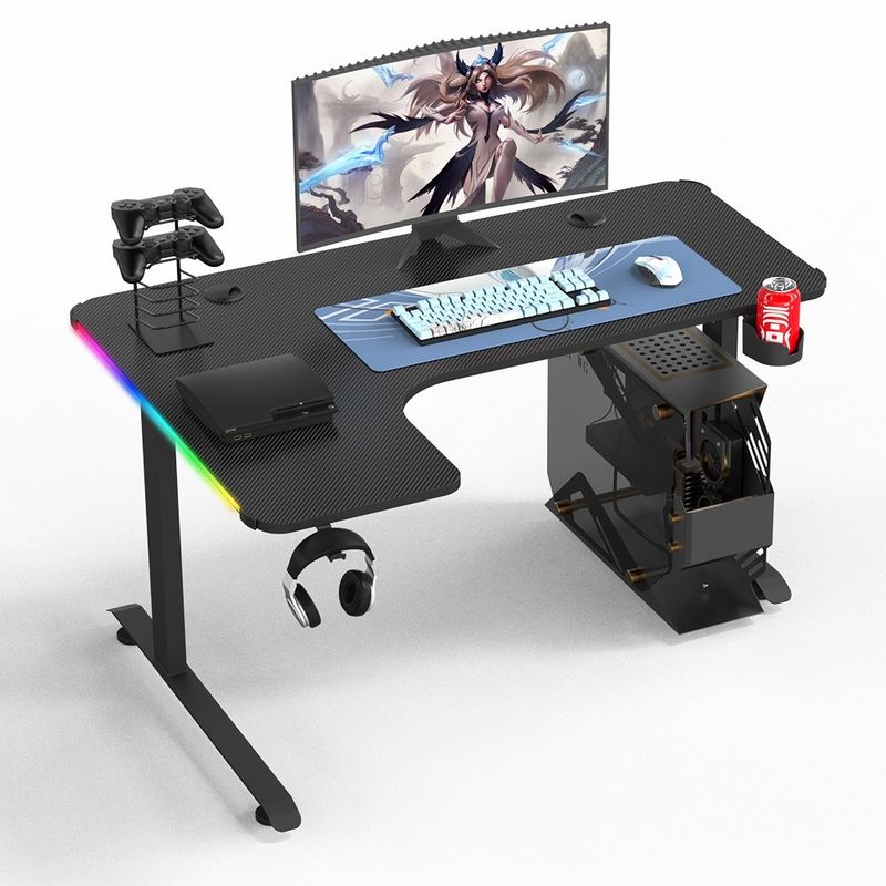 1050*700*115mm Festiges Schreibtisch in L-Form Spieltisch Einstellbare Höhe für das Home Office