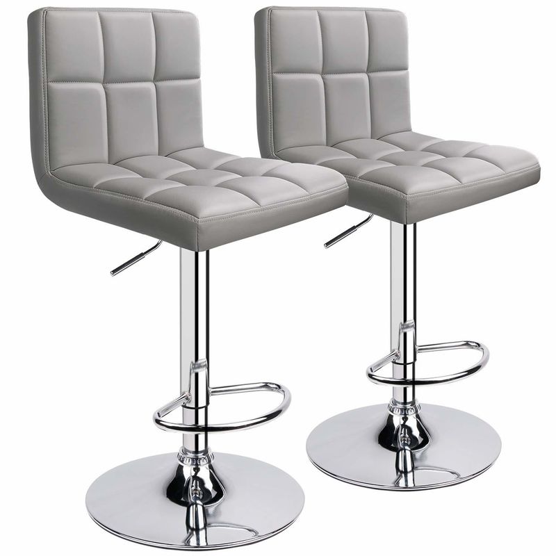 Modern Design Home Bar Hocker mit Rücken und verstellbarer Drehbank in individueller Farbe