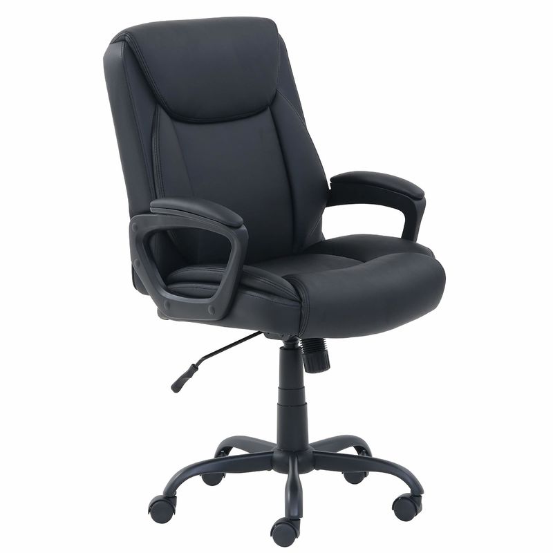 26&quot;D x 23,75&quot;W x 42&quot;H Mittlere Rücken-Soft PU Büro Computer Schreibtisch Stuhl mit 3 Gaslift