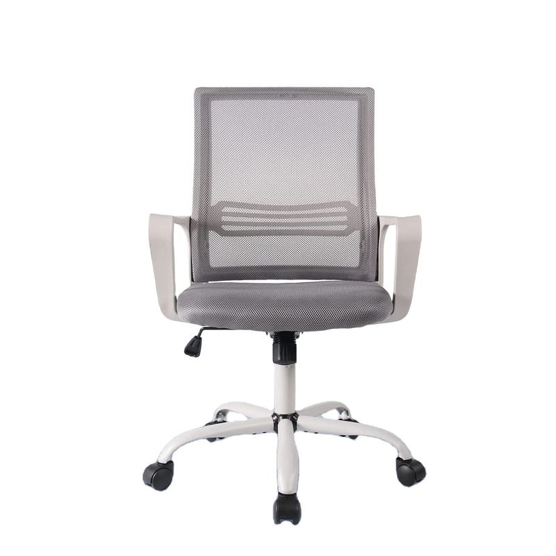 Schwenkbare Schreibtischstuhl Silla Oficina Mesh Arbeitsstuhl Ergonomisch Mittlere Rücken für Erwachsene Arbeit