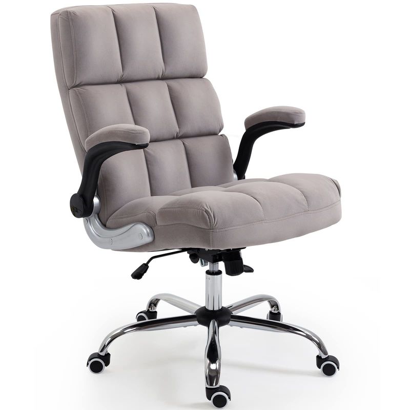 Home Office Computer-Schreibtisch-Task Chair mit Rädern Mitte-Rück-Verstellbar Dreh-Metall-Typ