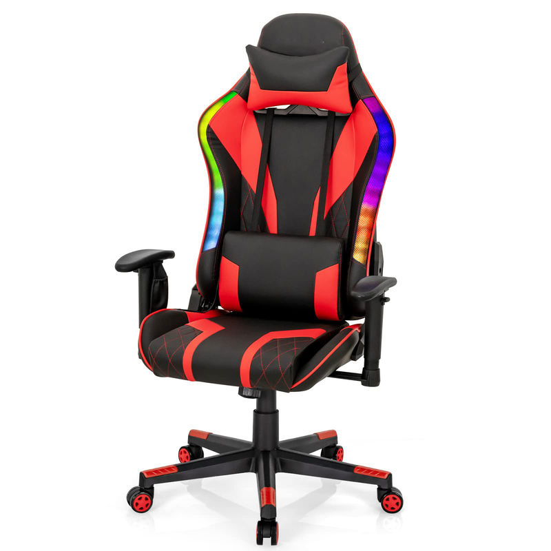 Verstellbarer Rückenstützungs-Rennstuhl Ergonomischer Spielstuhl für Erwachsene in in ALINUNU