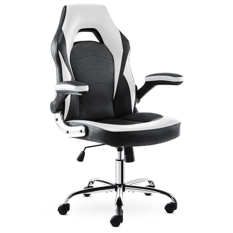 Postverpackung ALINUNU Ergonomischer Rennsport-Spielstuhl mit Lendenunterstützung