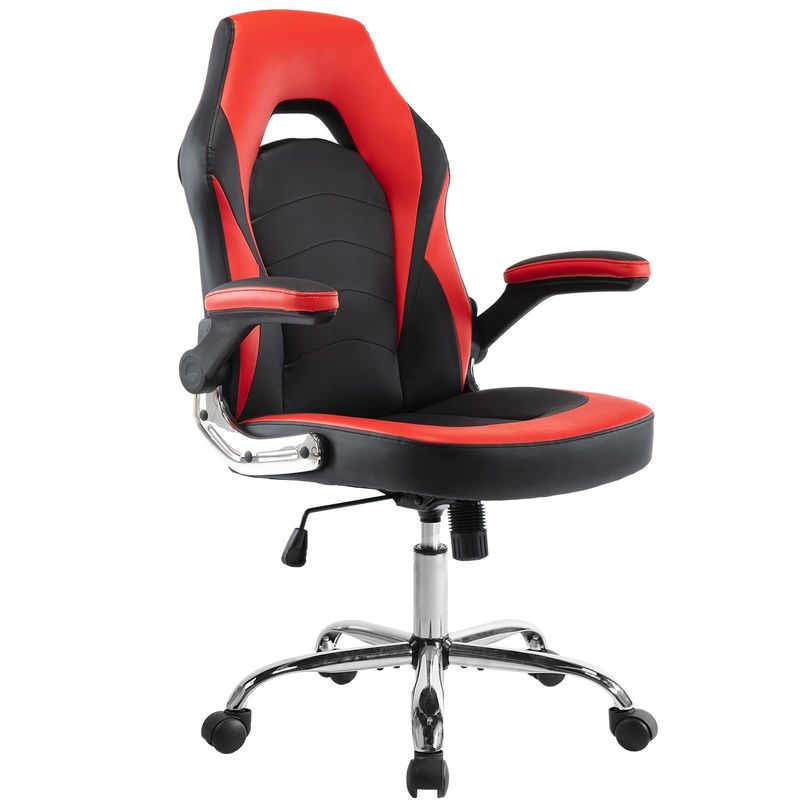 Schwenkbarer Stil angepasste Farbe Ergonomischer Spielstuhl mit Lendenunterstützung von ALINUNU