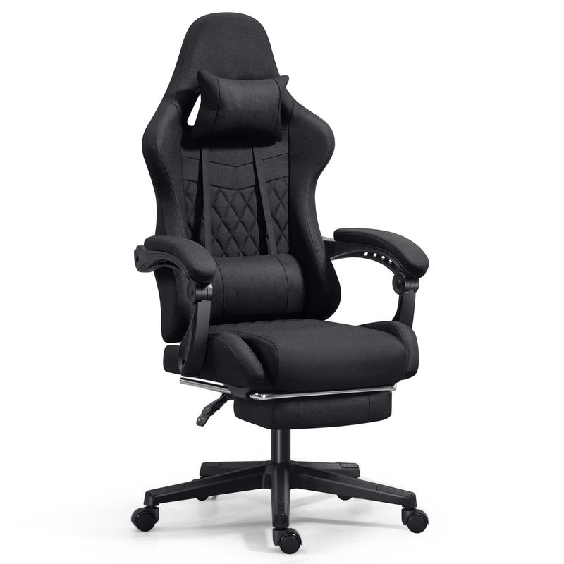 Personalisierte Farbe Ergonomisch verstellbares Schreibtisch Computerspielstuhl mit Fußstütze und Massage