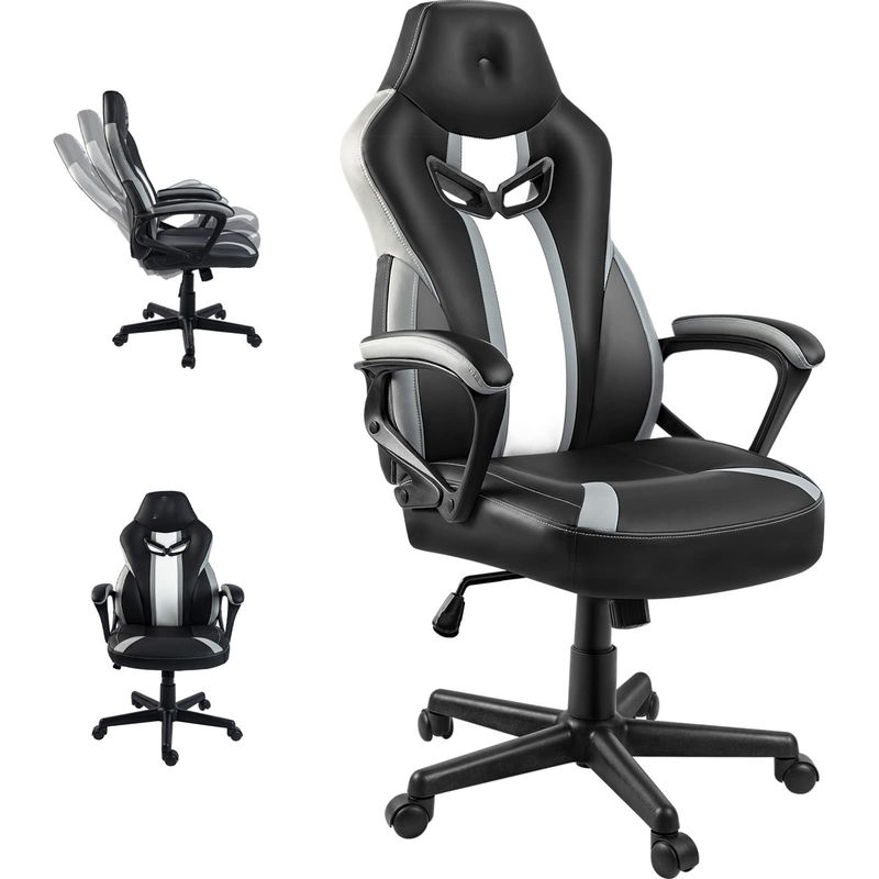 ALINUNU Racing Gaming Chair Komfortabler und stilvoller Drehstuhl mit Lendenunterstützung