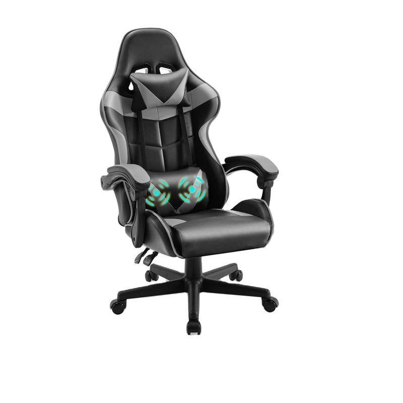 ALINUNU Gaming Chair Ergonomischer Stuhl mit 3 Gasheben und Lendenunterstützung