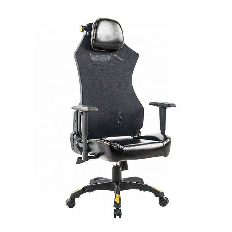 Zeitgenössischer Design-Stil Schwarze Mesh Büro-Rennstuhl für PC-Computer am besten