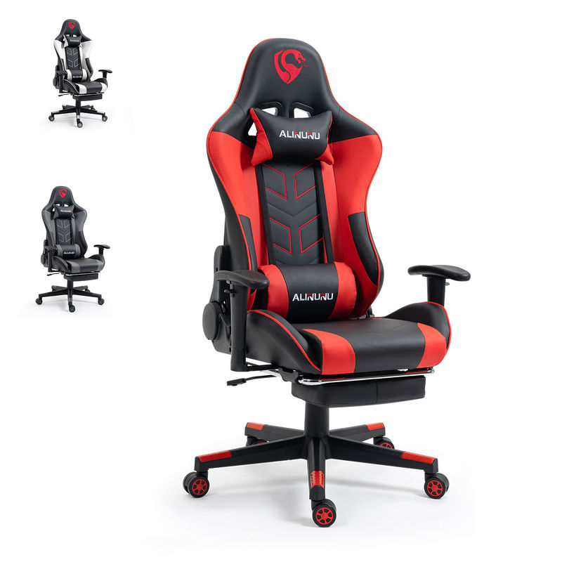Bringen Sie Ihr Glücksspiel auf die nächste Stufe mit ALINUNU High Back Gaming Chair und Fußstütze