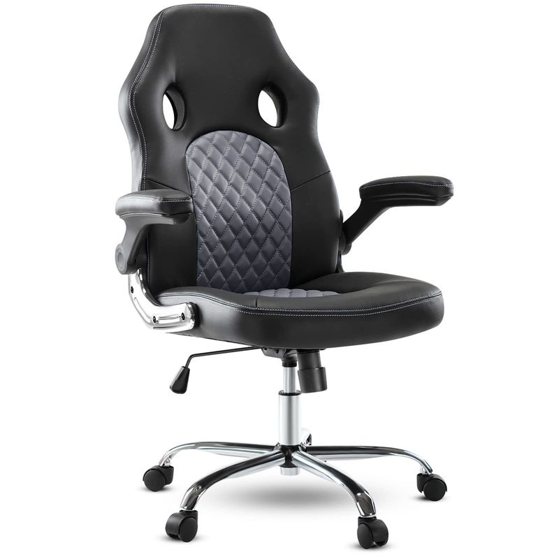 3 Gaslift Ergonomischer Bürostuhl mit gepolsterten Flip-up Armlehnen und individueller Farbe