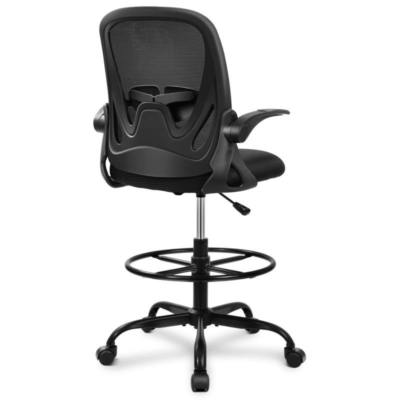 Flip-up Armlehnen Ergonomischer Executive Chair mit Lendenstütze und Metall-Eisen